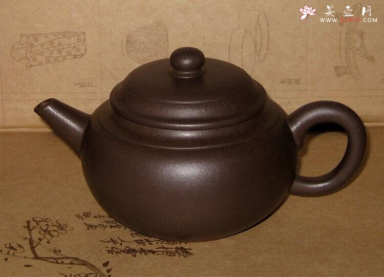 紫砂壶图片：徐汉堂女儿 友兰肩线壶 - 宜兴紫砂壶网