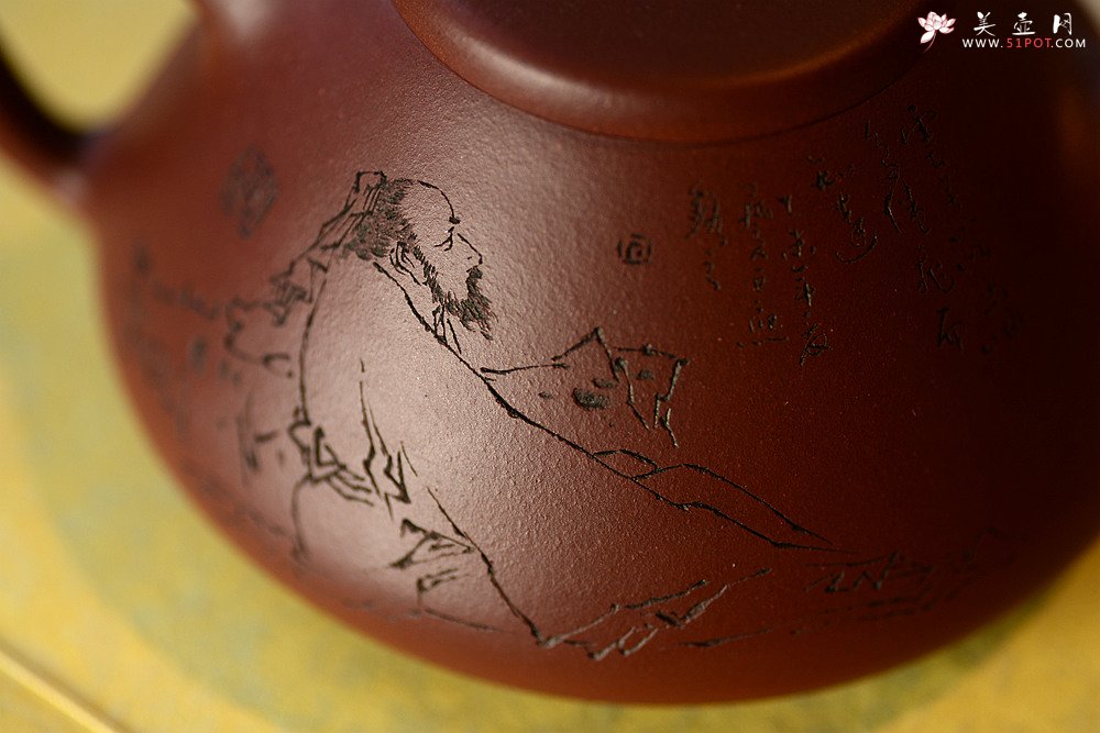 紫砂壶图片：张云熙精品装饰 油润老清水 子冶石瓢 挺拔清秀 有肉有骨 - 宜兴紫砂壶网