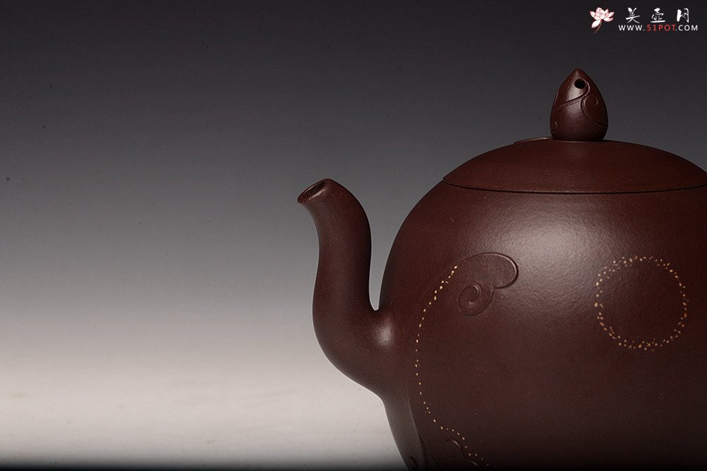 紫砂壶图片：高雪琴全手原创作品 飘逸 雅致 经典之作 全手娇阳 - 宜兴紫砂壶网