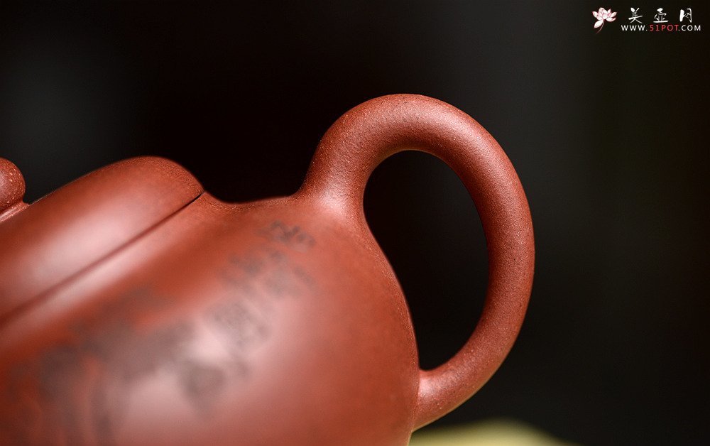 紫砂壶图片：美壶特惠 谭华斌作品 柿圆壶 圆润饱满  - 宜兴紫砂壶网