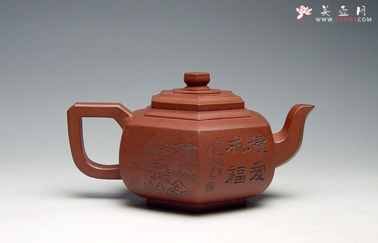 紫砂壶图片：雪华壶 内敛大气 - 宜兴紫砂壶网