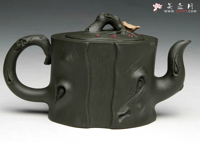 紫砂壶图片：梅桩 - 宜兴紫砂壶网