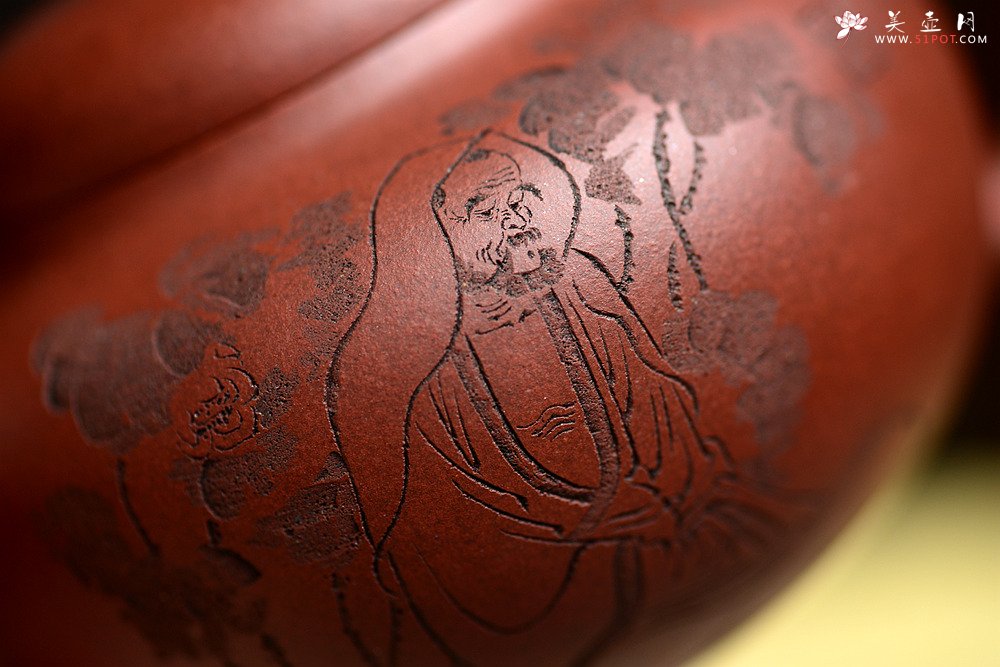 紫砂壶图片：美壶特惠 谭华斌作品 柿圆壶 圆润饱满  - 宜兴紫砂壶网