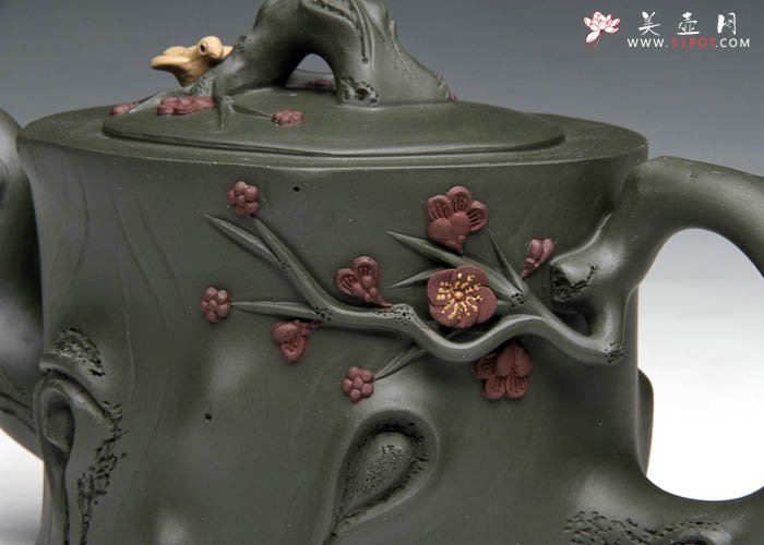 紫砂壶图片：梅桩 - 宜兴紫砂壶网