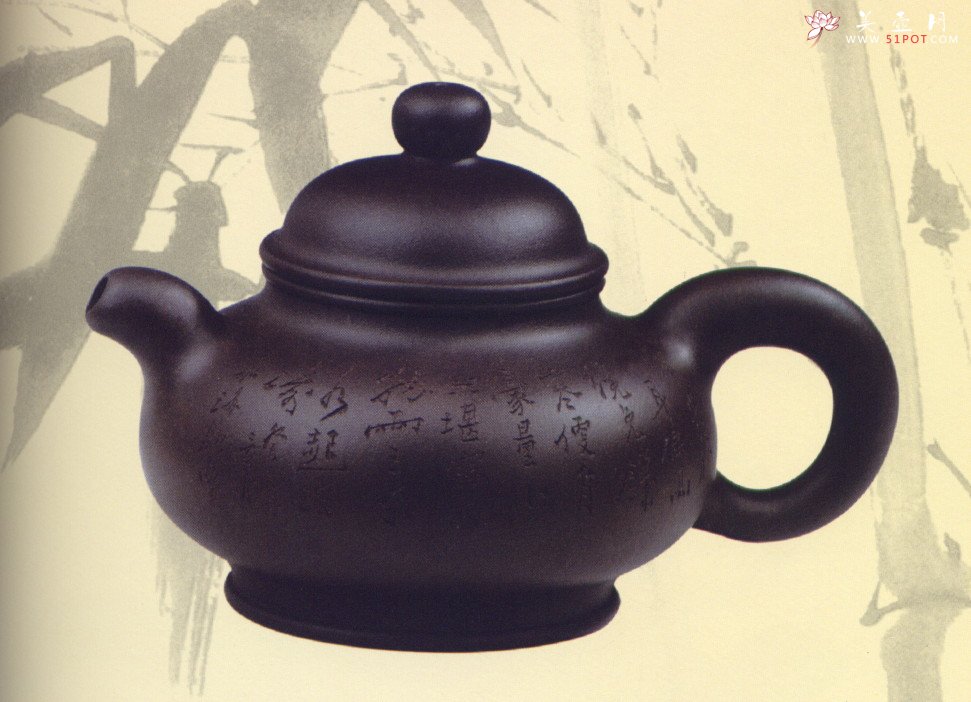 紫砂壶图片：清影壶 - 宜兴紫砂壶网