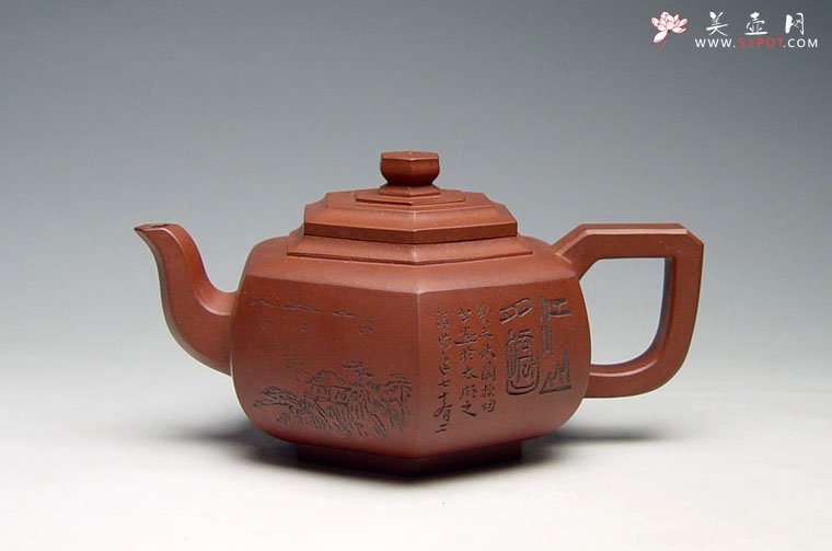 紫砂壶图片：雪华壶 内敛大气 - 宜兴紫砂壶网