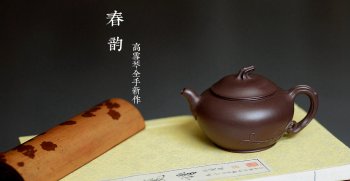 紫砂壶图片：高雪琴全手新作 做工精致 构思精妙别有风味 春韵壶 - 宜兴紫砂壶网