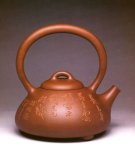 紫砂壶图片：群英提梁壶 - 宜兴紫砂壶网