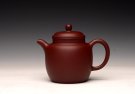 紫砂壶图片：美壶特惠 俞欣荣新作 挺拔俊秀 留云 优质枣红泥 极易泡养 - 宜兴紫砂壶网