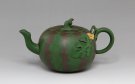 紫砂壶图片：绿皮西瓜壶 - 宜兴紫砂壶网