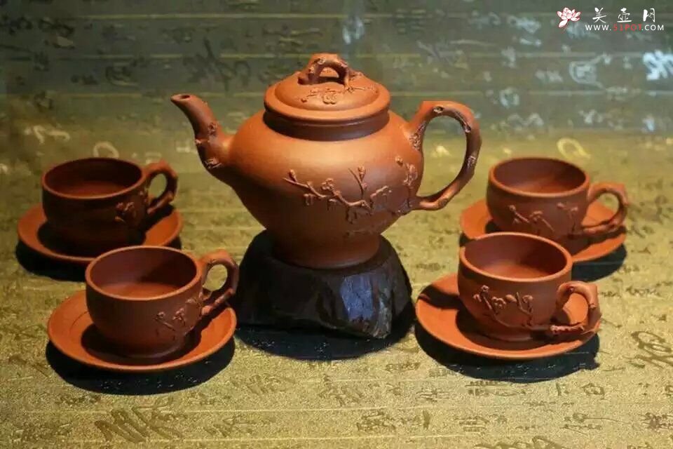 紫砂壶图片：报春套组 - 宜兴紫砂壶网