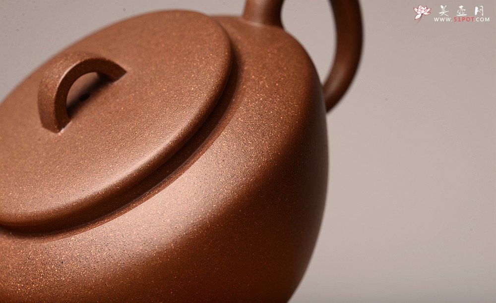 紫砂壶图片：詹黎明文气作品 优质青段 全手巨轮珠 夏日畅饮必备 - 宜兴紫砂壶网