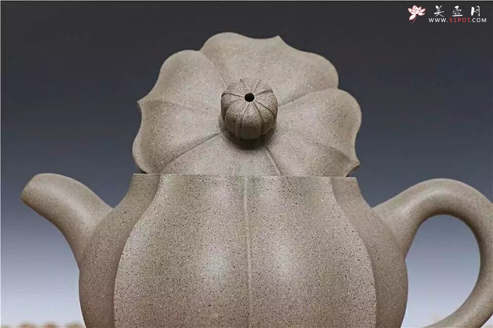 紫砂壶图片：高锦囊壶 - 宜兴紫砂壶网
