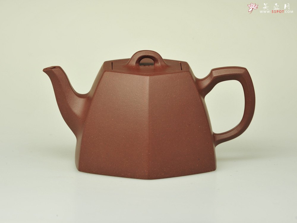 紫砂壶图片：铜陀六方 - 宜兴紫砂壶网