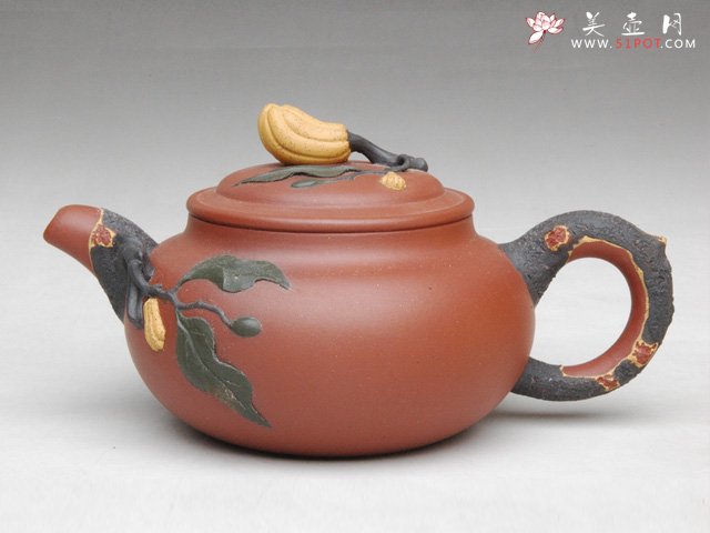 紫砂壶图片：佛手壶 - 宜兴紫砂壶网