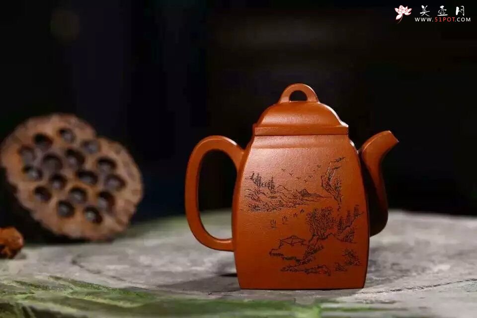 紫砂壶图片：汉方壶 - 宜兴紫砂壶网