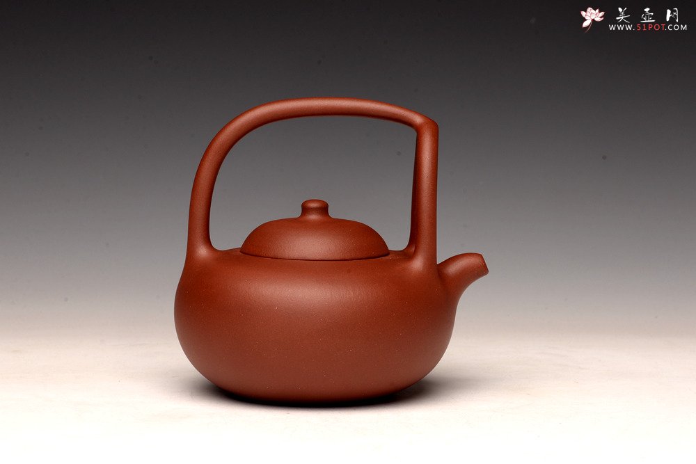 紫砂壶图片：张悦全手工新品 柿提壶 难度大  - 宜兴紫砂壶网