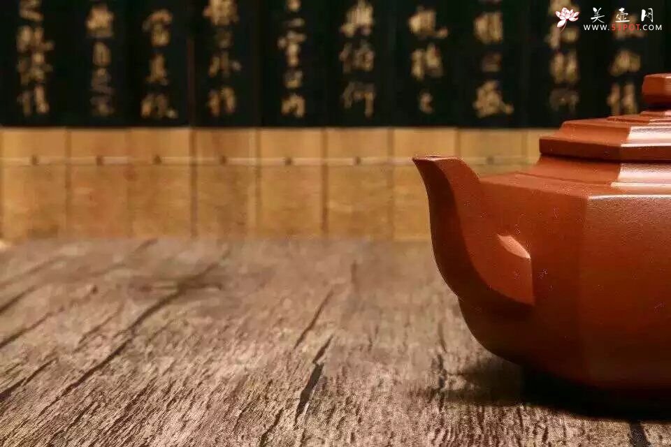 紫砂壶图片：六方雪华 - 宜兴紫砂壶网