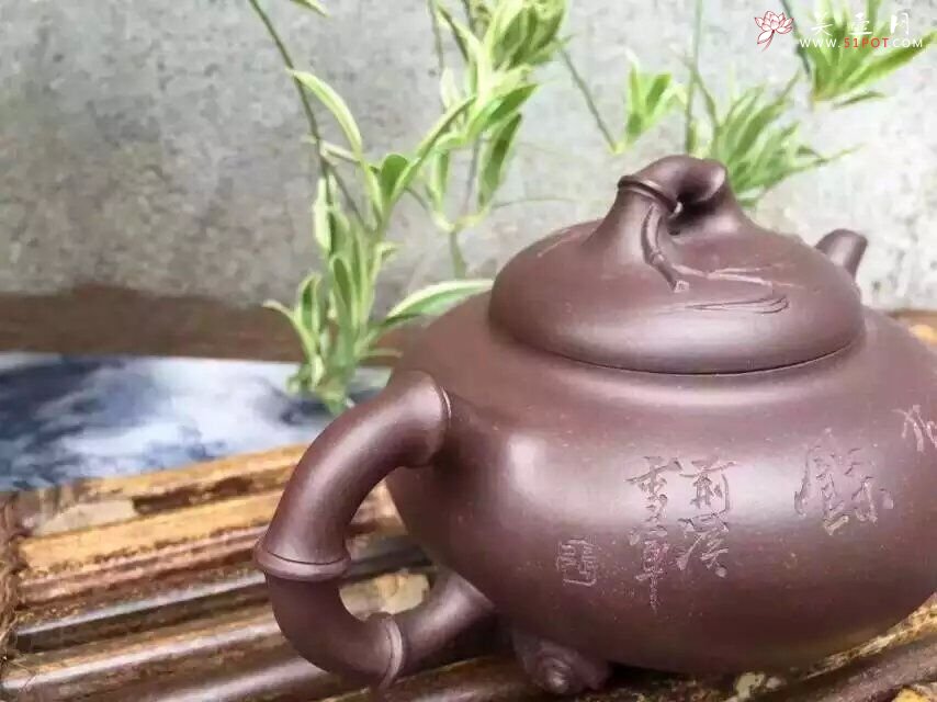 紫砂壶图片：圆竹 - 宜兴紫砂壶网