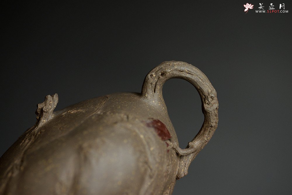 紫砂壶图片：林月长乙未年全手作品 返璞归真 清瘦山野清趣  香山秋林 - 宜兴紫砂壶网