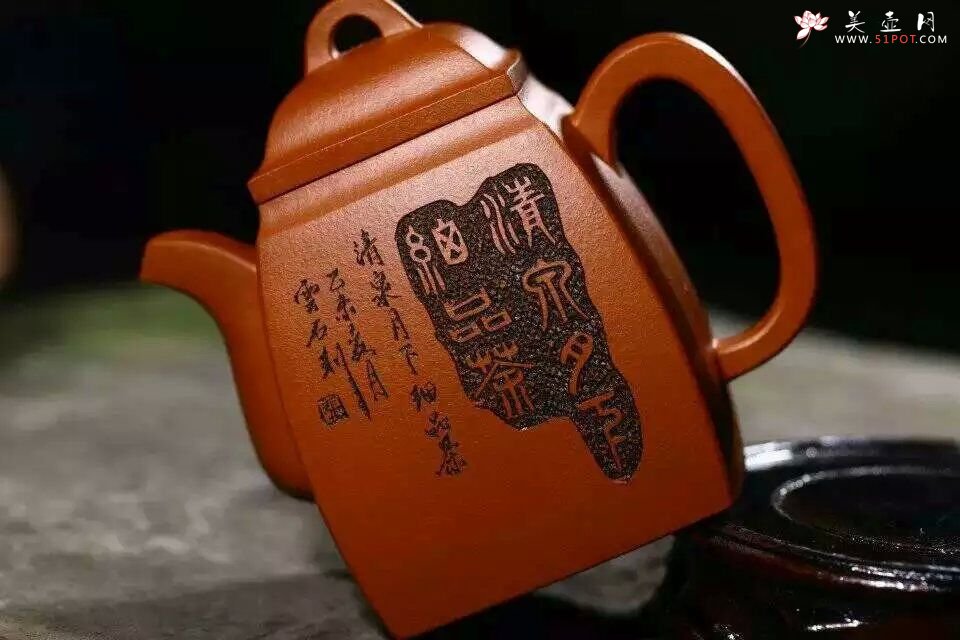 紫砂壶图片：汉方壶 - 宜兴紫砂壶网