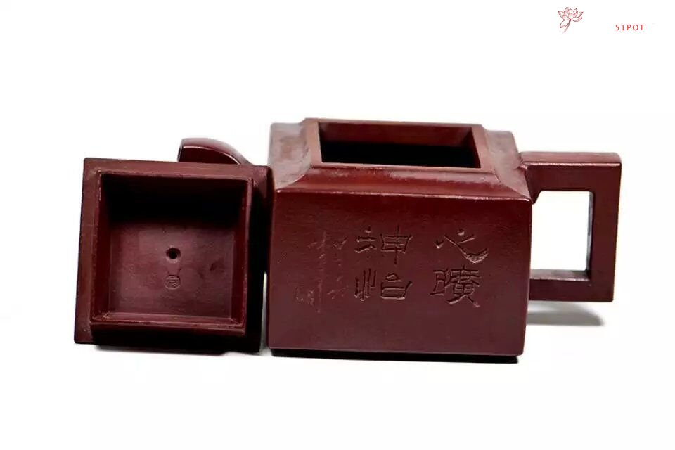 紫砂壶图片：四方壶 - 宜兴紫砂壶网