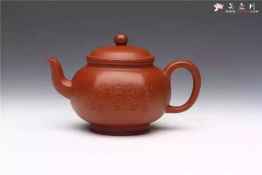 紫砂壶图片：六方鸿运 - 宜兴紫砂壶网