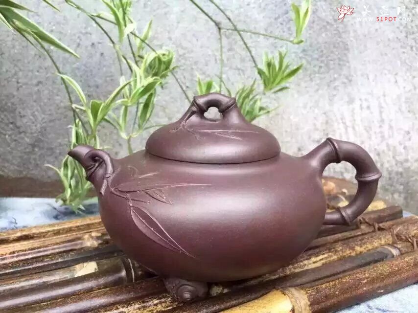 紫砂壶图片：圆竹 - 宜兴紫砂壶网