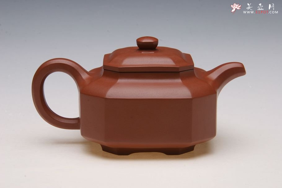 紫砂壶图片：全手工八方壶 - 宜兴紫砂壶网