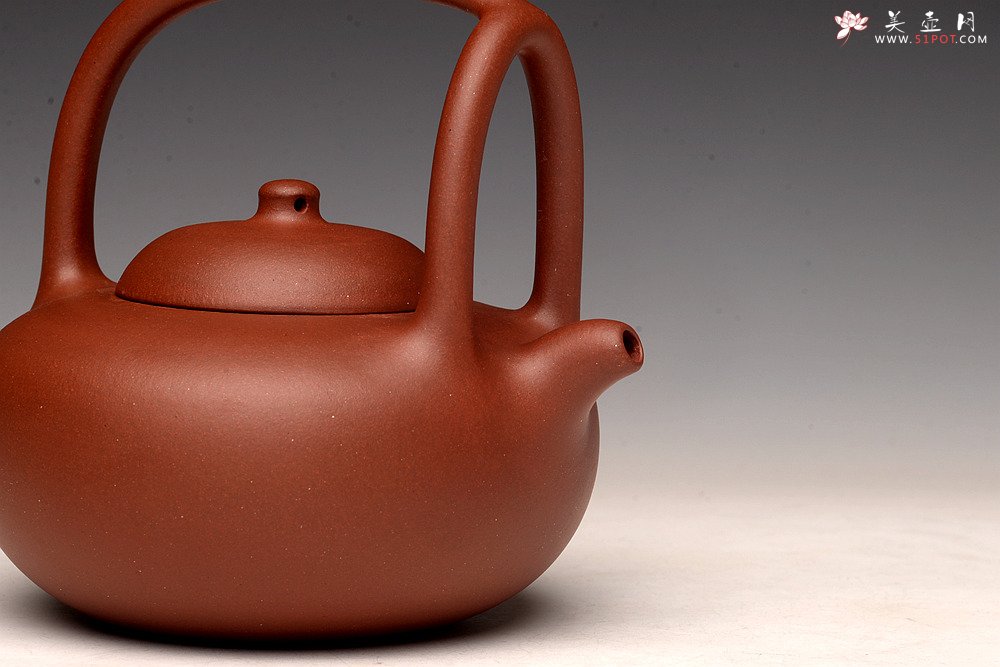 紫砂壶图片：张悦全手工新品 柿提壶 难度大  - 宜兴紫砂壶网