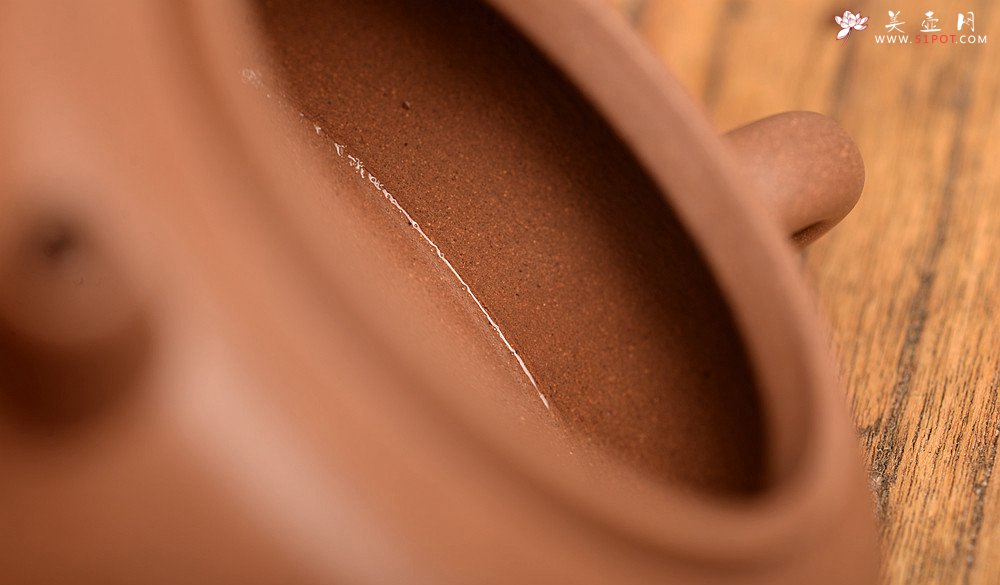 紫砂壶图片：詹黎明全手新品 王俊平装饰 圆润不失刚劲 文气周盘 - 宜兴紫砂壶网