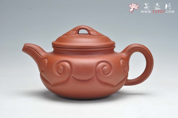 紫砂壶图片：如意仿古 - 宜兴紫砂壶网