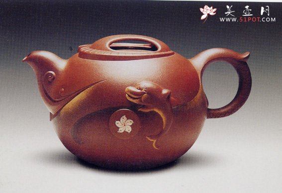 紫砂壶图片：百年沧桑迎回归 - 宜兴紫砂壶网