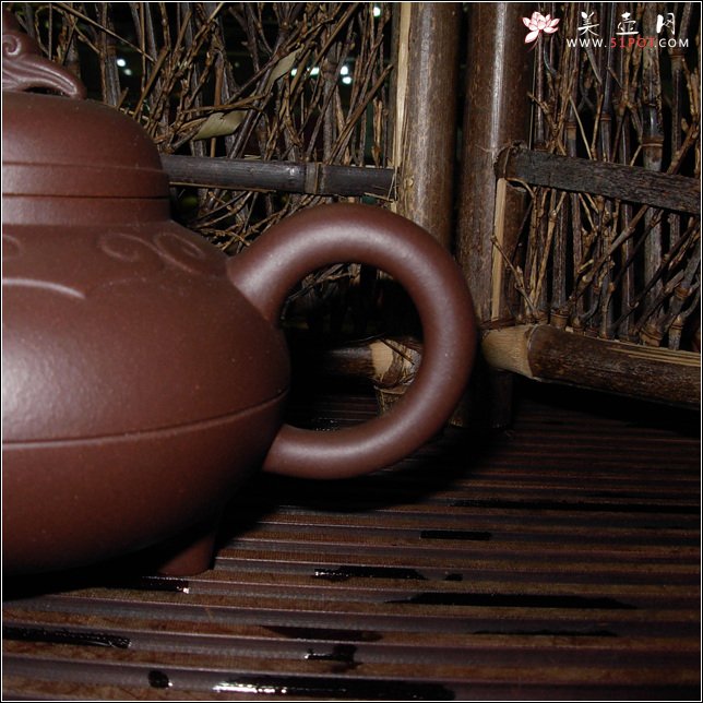 紫砂壶图片：祥云如意壶 - 宜兴紫砂壶网