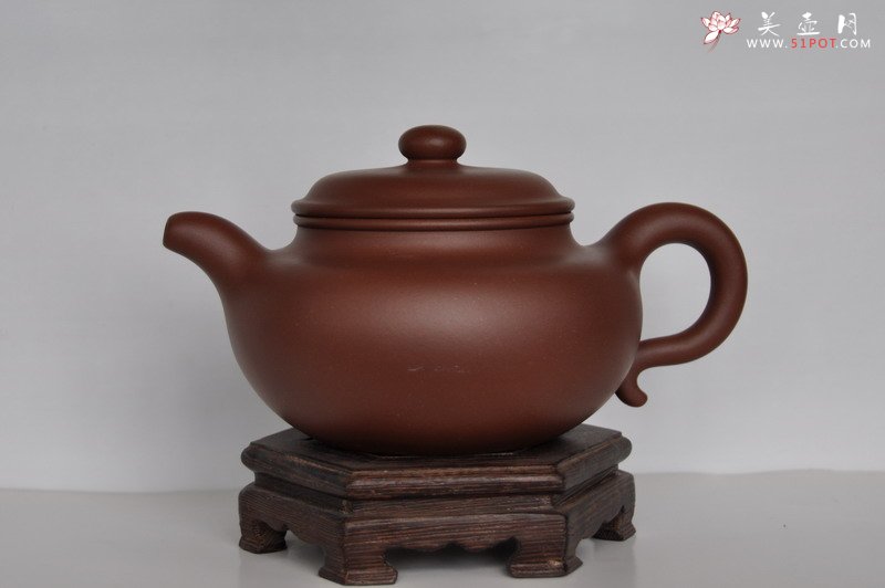 紫砂壶图片：全手工大亨仿鼓仿古壶 - 宜兴紫砂壶网