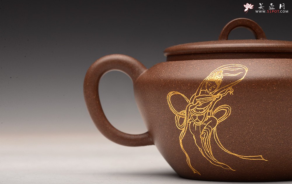 紫砂壶图片：詹黎明文气作品 优质青段 全手巨轮珠 夏日畅饮必备 - 宜兴紫砂壶网