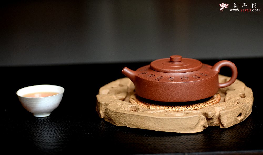 紫砂壶图片：钱伟刚新品 文气周盘 古朴大方 实用佳品 - 宜兴紫砂壶网