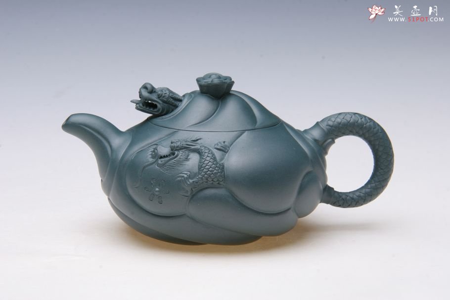 紫砂壶图片：扁鱼化龙 - 宜兴紫砂壶网