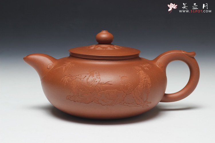 紫砂壶图片：事事如意 - 宜兴紫砂壶网