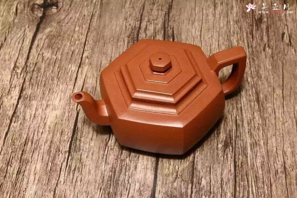 紫砂壶图片：六方雪华 - 宜兴紫砂壶网