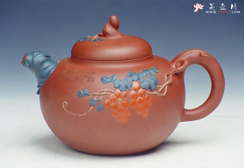 紫砂壶图片：欲滴壶 - 宜兴紫砂壶网