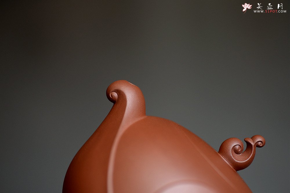 紫砂壶图片：于洪霞原创力作 全手大品‘源’ 韵味十足 线条流畅 - 宜兴紫砂壶网