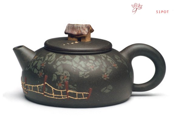 紫砂壶图片：春色满园 - 宜兴紫砂壶网