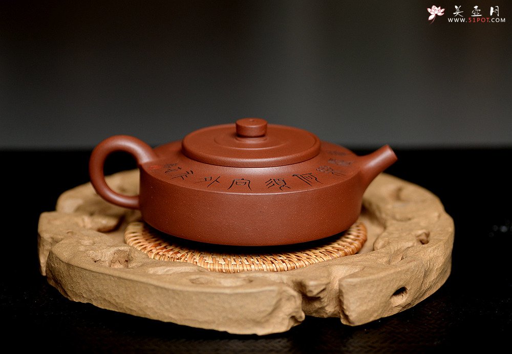 紫砂壶图片：钱伟刚新品 文气周盘 古朴大方 实用佳品 - 宜兴紫砂壶网