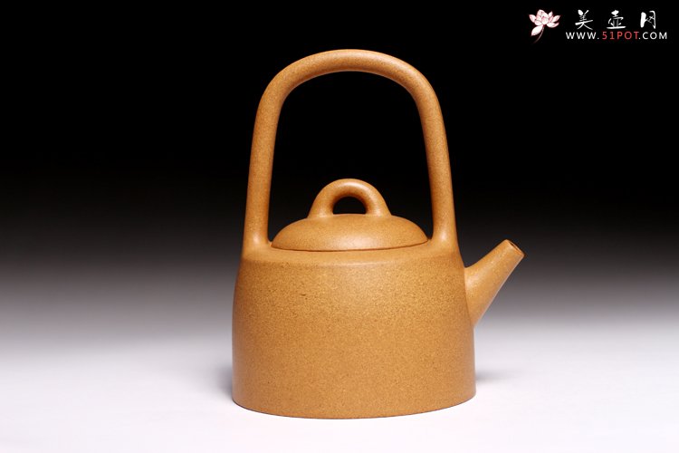 紫砂壶图片：曼生提梁 - 宜兴紫砂壶网