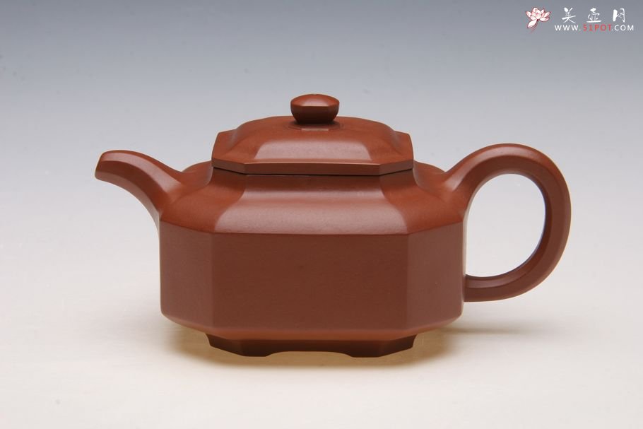 紫砂壶图片：全手工八方壶 - 宜兴紫砂壶网