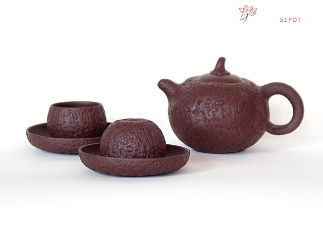 紫砂壶图片：供春套壶 - 宜兴紫砂壶网