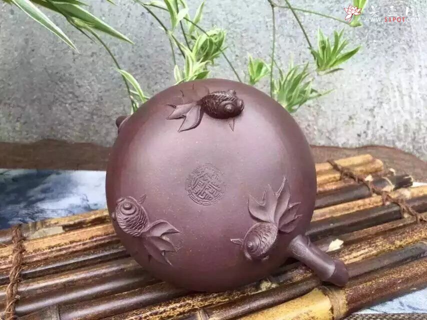 紫砂壶图片：圆竹 - 宜兴紫砂壶网