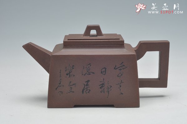 紫砂壶图片：汉方壶 - 宜兴紫砂壶网