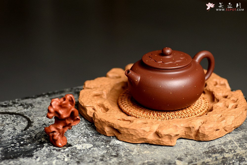 紫砂壶图片：温文尔雅 素雅精致 全手铺砂明华  - 宜兴紫砂壶网